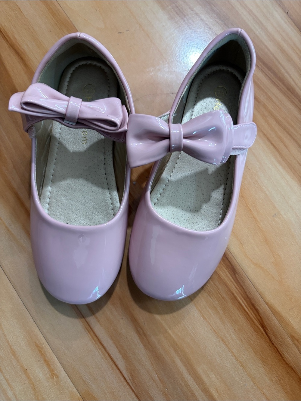 Girls' Pink Patent Bow Mary Jane Dress Shoes